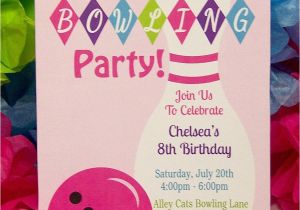 Amf Bowling Party Invitations Bowling Invitation Bowling Invite Bowling Party Bowl