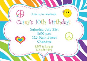 An Invitation Card for A Birthday Party Birthday Party Invitations