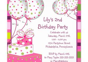 An Invitation Card for A Birthday Party Invitation for Birthday