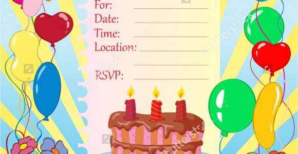 An Invitation Card for A Birthday Party top 19 Invitation Cards for Birthday Party