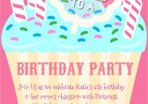 An Invitation for A Birthday Party Honest Birthday Party Invitations