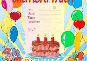 An Invitation for A Birthday Party top 19 Invitation Cards for Birthday Party