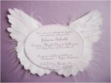 Angel themed Birthday Party Invitations Heaven Sent Angel Wing Invitations by Partybijou On Etsy