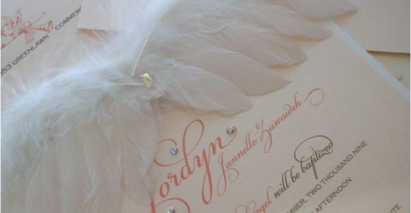 Angel Wings Baby Shower Invitations Best 25 Angel Baby Shower Ideas On Pinterest