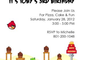 Angry Birds Birthday Party Invitation Template Free Angry Birds Birthday Party Invitation ← Wedding Invitation