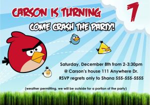 Angry Birds Birthday Party Invitation Template Free Shana Whipple Graphy Angry Birds Birthday Party