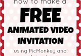 Animated Party Invitations How to Make A Free Animated Video Invitation Mad In Crafts