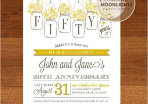 Anniversary Party Invitation Template Wedding Anniversary Party Printable Invitation by