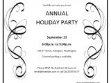 Annual Holiday Party Invitation Template Invitation Templates Archives Word Templates Word