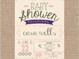 Antique Baby Shower Invitations Printable Vintage Shabby Chic Baby Shower Invitation