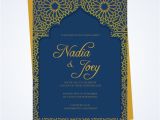 Arabic Wedding Invitation Template Wedding Card with Arabic Style Vector Free Download