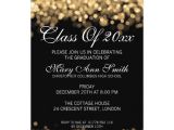 Are Graduation Announcements and Invitations the Same Thing Elegant Graduation Party Gold Lights Card Zazzle Com