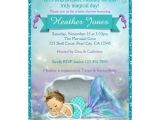 Ariel Baby Shower Invitations Adorable Mermaid Baby Shower Invitations 130