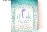 Ariel Baby Shower Invitations Mermaid Baby Shower Invitation Little Mermaid by