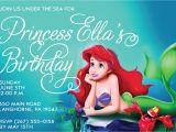 Ariel Birthday Invitation Template Free Printable Birthday Invitations Ariel Mermaid Free