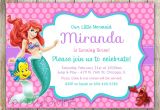 Ariel Birthday Invitation Template Little Mermaid Birthday Invitation Ariel Invitation Ariel
