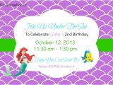 Ariel Party Invites the Little Mermaid Ariel Birthday Party Ideas Food