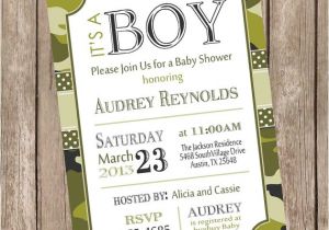 Army Baby Shower Invitations Camo Baby Shower Invitation Army Baby Shower Invitation