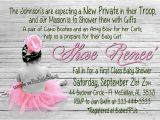 Army Baby Shower Invitations Military or Army Baby Shower Invitation by