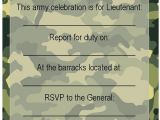 Army Birthday Invitation Template 40th Birthday Ideas Army Birthday Invitation Templates Free