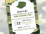 Army Camo Baby Shower Invitations 136 Best Baby Shower Invitations Images On Pinterest