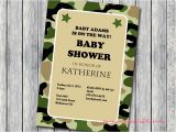 Army themed Baby Shower Invitations Army Baby Shower Military Birthday Invitations Baby