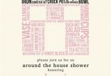 Around the House Bridal Shower Invitations Around the House Wedding Shower Invitation On Behance