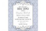 Art Deco Bridal Shower Invitations Art Deco Bridal Shower Great Gatsby Style 5×7 Paper