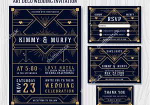 Art Deco Wedding Invitation Template 20 Geometric Wedding Invitations Ideas Free Premium