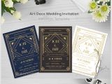Art Deco Wedding Invitations Free Download 29 Art Deco Wedding Invitations Free Premium Download