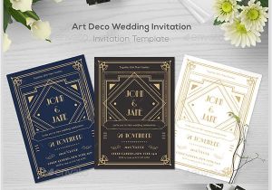 Art Deco Wedding Invitations Free Download 29 Art Deco Wedding Invitations Free Premium Download