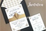Art Deco Wedding Invitations Free Download Art Deco Wedding Invitation Diy with Download Print
