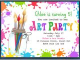 Art Party Invitation Template Kids Invitation Templates 27 Free Psd Vector Eps Ai