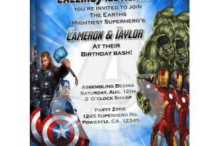 Avengers Birthday Invitation Template Avengers Invitations Party Invitations Ideas