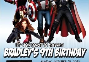 Avengers Birthday Invitations Custom 51 Best Avengers Invitations Images On Pinterest