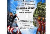Avengers Birthday Invitations Custom Avengers Personalized Invitations