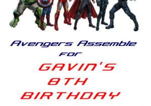 Avengers Party Invitation Template Avengers Birthday Invitation Template Postermywall