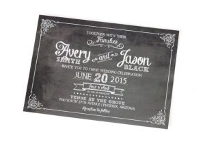 Avery Labels for Wedding Invitations Avery Chalkboard Wedding Invitation Sample Set Black and