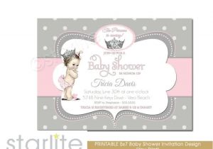 Babies R Us Baby Shower Invitations Template Printable Princess Baby Shower Invitations at