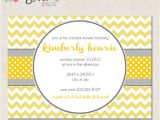 Baby and Bridal Shower Combined Invitations Items Similar to Chevron and Dots Custom Baby Shower