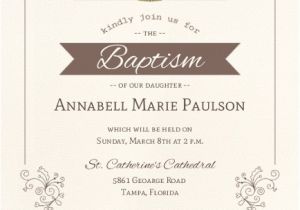 Baby Baptism Wording Invites Catholic Baptism Invitation Wording Twins formal Lds