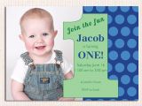Baby Boy 1st Birthday Party Invitations 16 Best First Birthday Invites Printable Sample