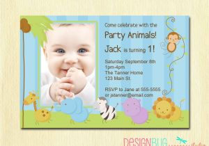 Baby Boy 1st Birthday Party Invitations Baby Boy Baptism Invitation Wording Invitations Card