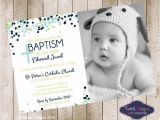 Baby Boy Baptism Invites Baptism Invitation Boy Baptism Invitations Baptism