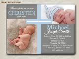 Baby Boy Baptism Invites Baptism Invitations for Boys Baptism Invitations for