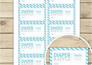 Baby Boy Shower Invitations with Diaper Raffle Blue Baby Shower Diaper Raffle Tickets Aqua Blue Baby