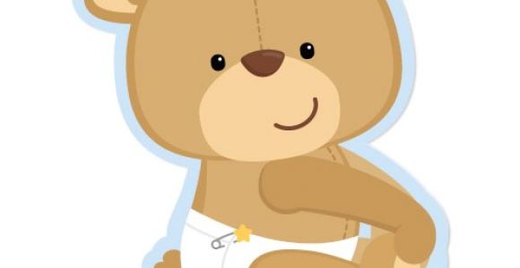 Baby Boy Shower Invitations with Teddy Bears Baby Boy Teddy Bear Shaped Baby Shower Invitations