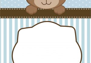 Baby Boy Shower Invitations with Teddy Bears Neutral Teddy Bear Baby Shower Invitations