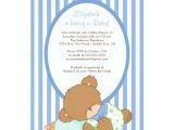 Baby Boy Shower Invitations with Teddy Bears Sweet Teddy Bear Boy Baby Shower Invitation