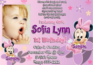 Baby First Birthday Invitation Card Matter 1st Birthday Invitation Wording and Party Ideas – Bagvania